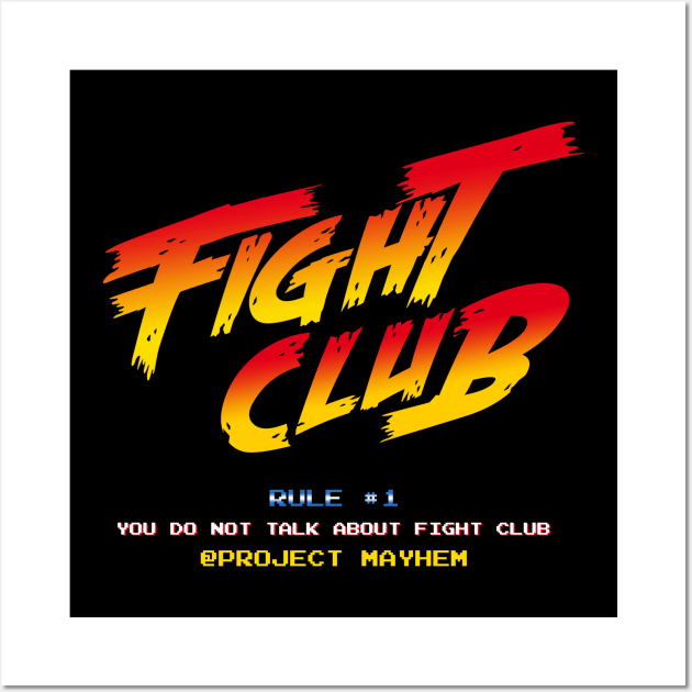 Fight Club Wall Art by Melonseta
